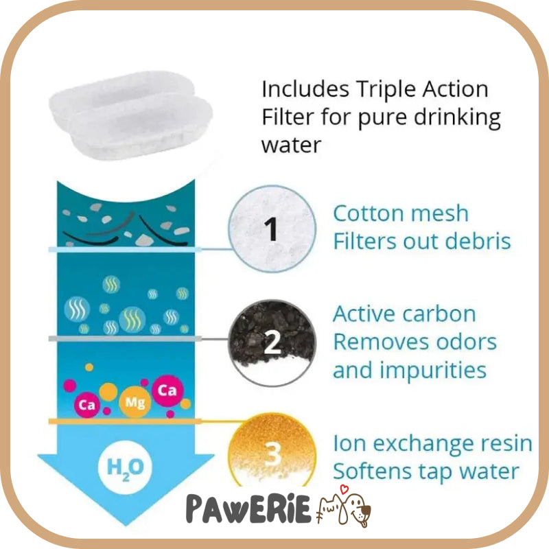 Pawerie™ Stainless Steel Cat Water Fountain – Clean, Quiet & Healthy Hydration